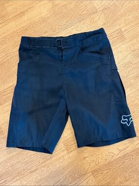 Fox Black Men's Hybrid Shorts with Logo